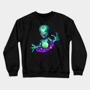 Alien Galaxy Crewneck Sweatshirt